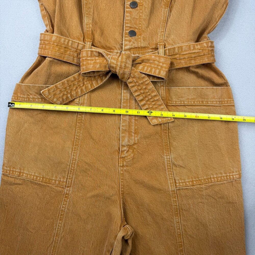 Universal Thread Utility Jumpsuit Overalls Cotton Workwear Womens M Mustard - Picture 14 of 15